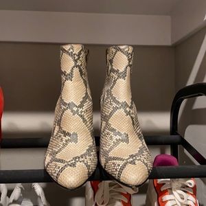 Dolce vita snake print booties